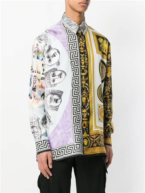 versace shirts uk mens